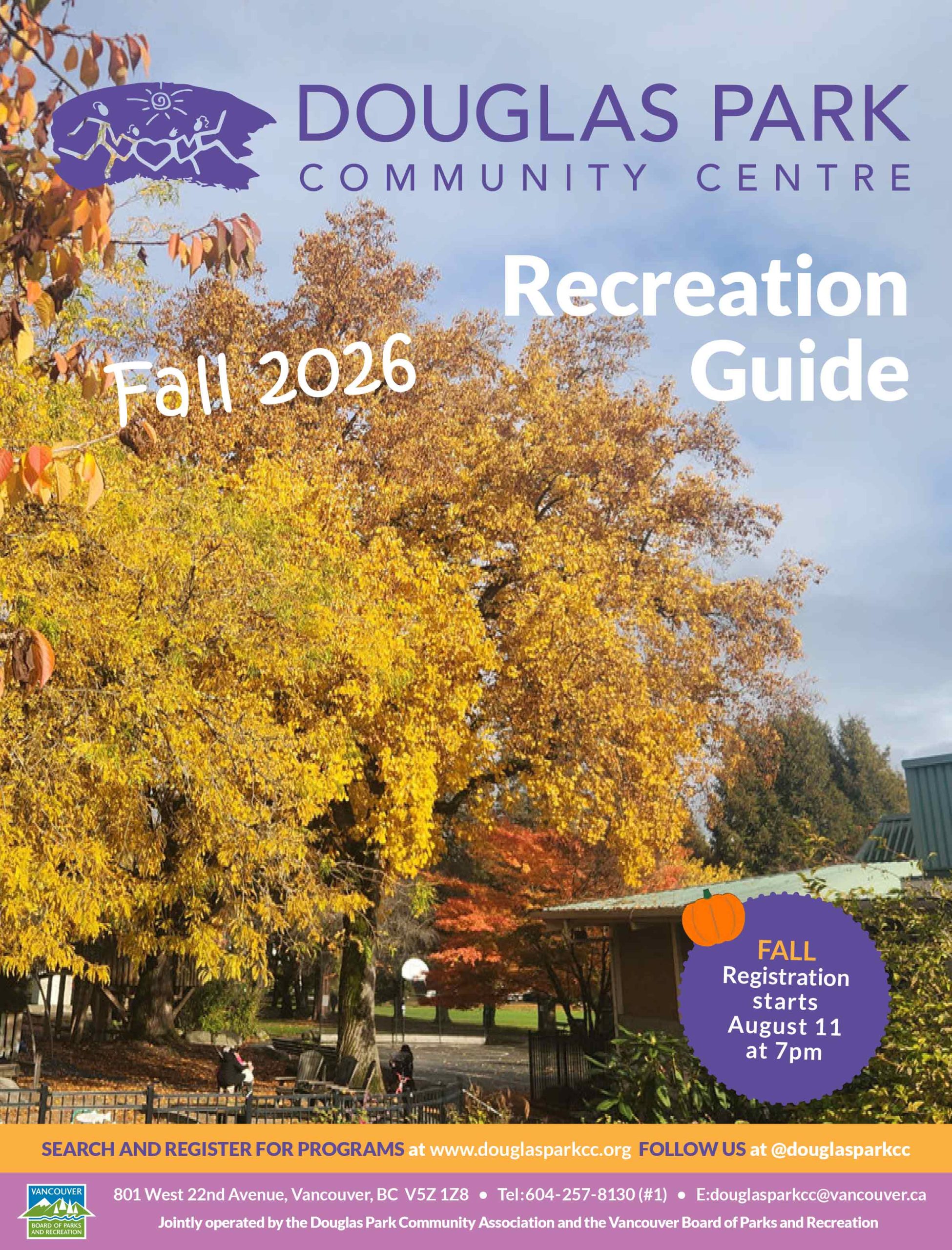summer 2025 Douglas Park Community Centre Brochure